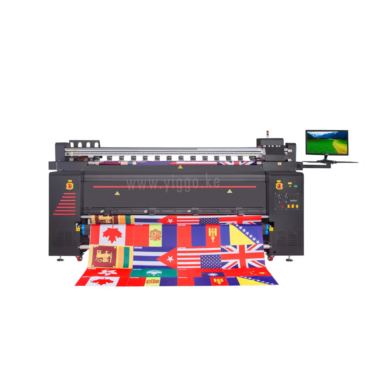 2m Dye Sublimation Printer with 4pcs Epson i3200 A1 Printheads 2