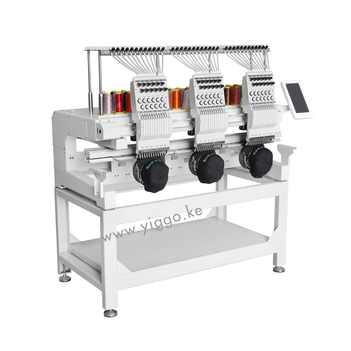 3 heads 12 needles embroidery machine 4