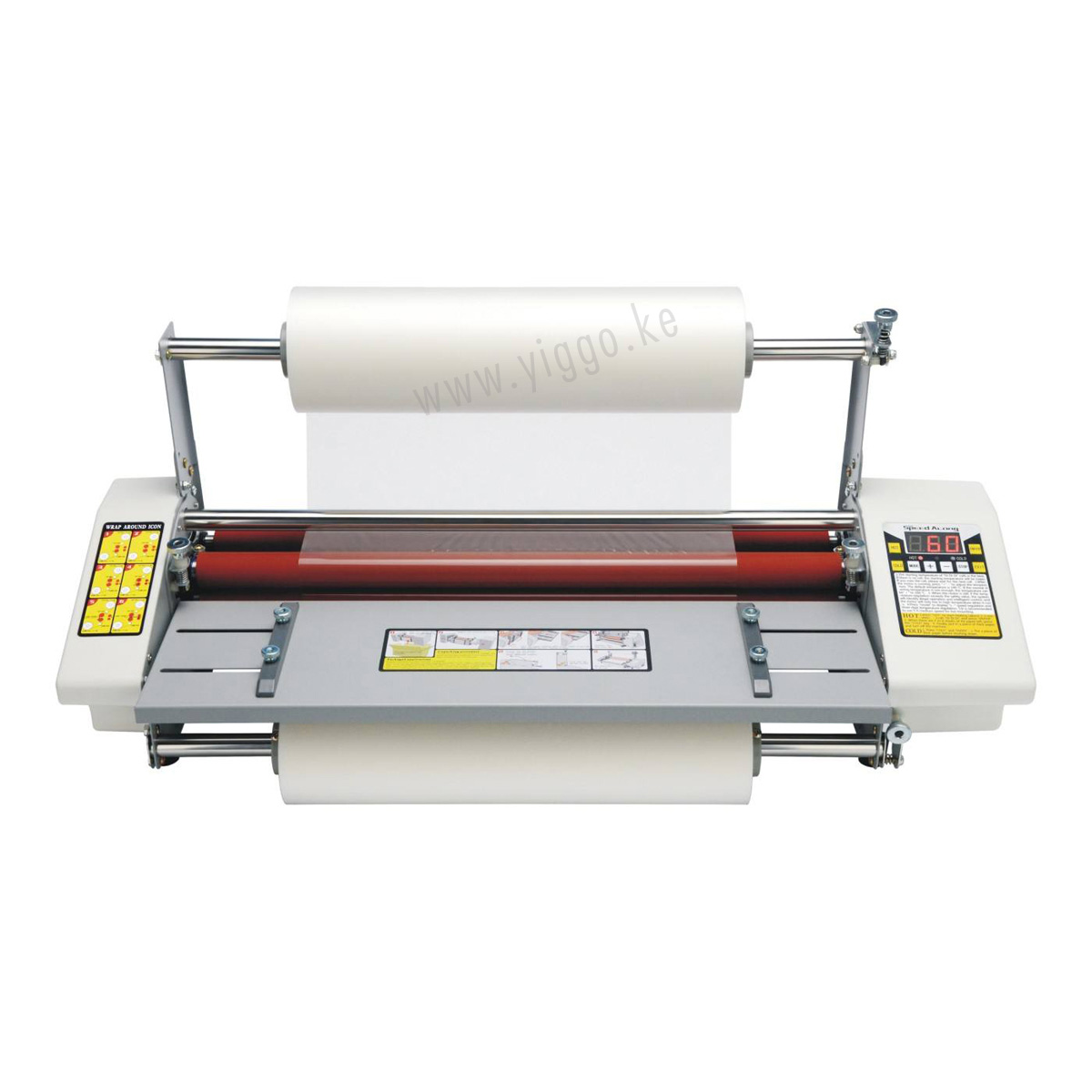 A2 hot and Cold laminator with laminating film 3