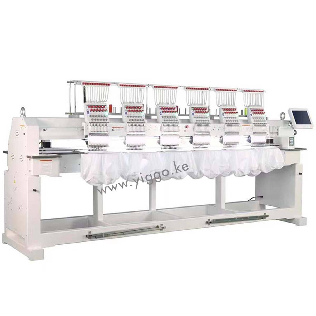 6 Head 12 Needles Embroidery Machine 3
