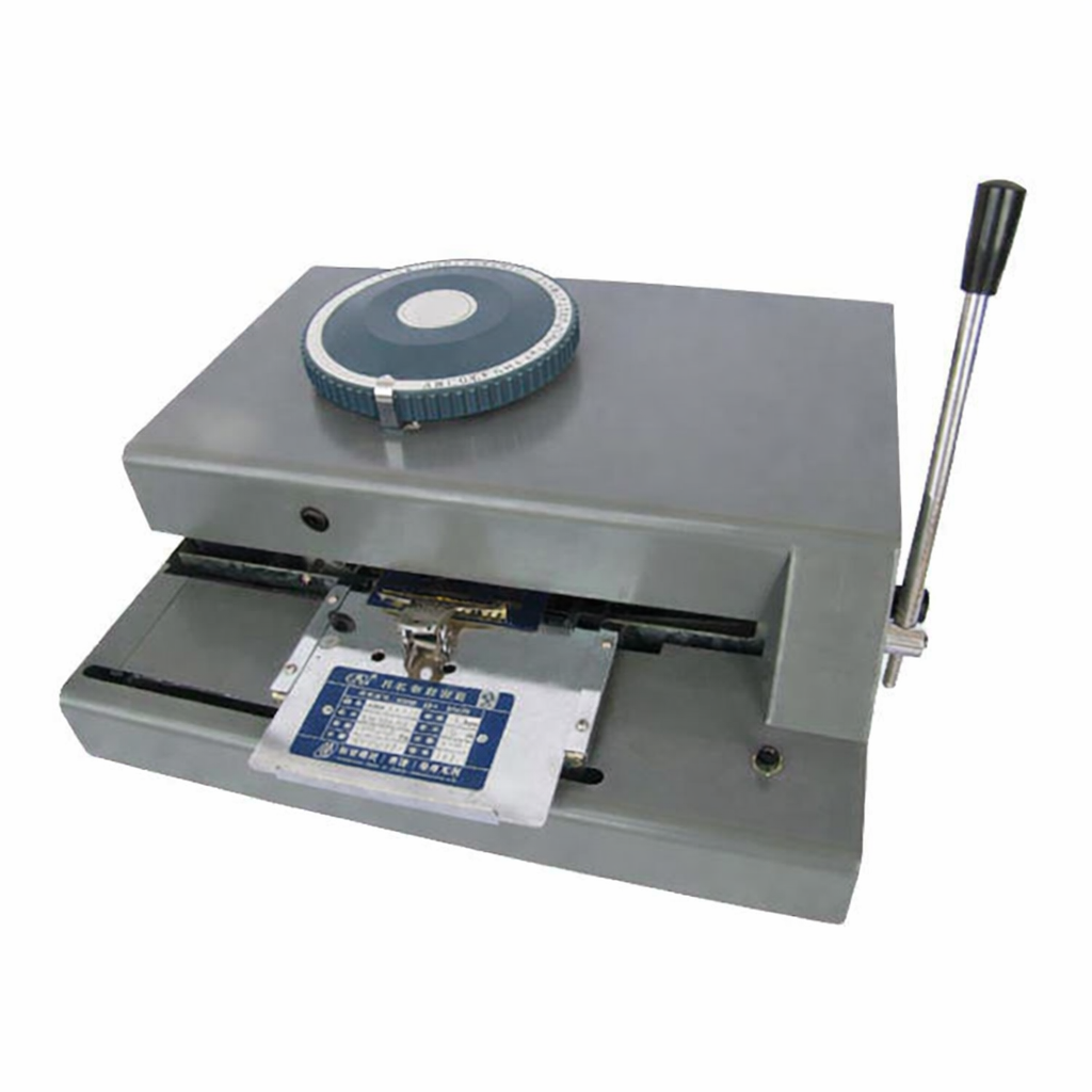 PVC Card Embossing Machine 2
