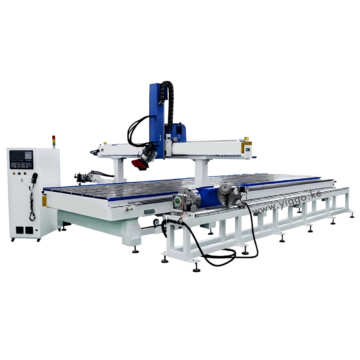 130cm by 250cm (8x4) Feet 9000W 4-Axis CNC Router - Image 1