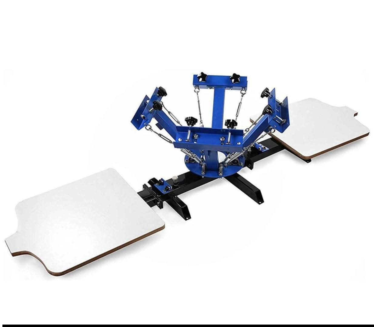 4 Colors 2 Stations Screen Printer - Image 1